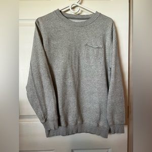 Grey oversized sweatshirt